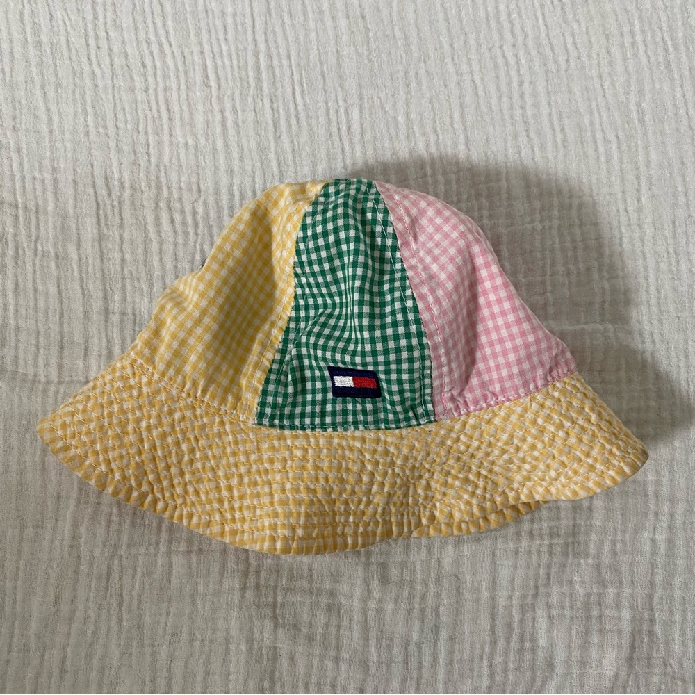 Vintage Checked Tommy Hilfiger Bucket Hat